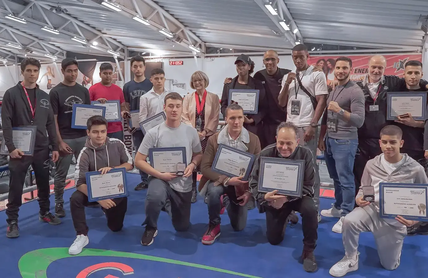 Edmonton Eagles boxing training