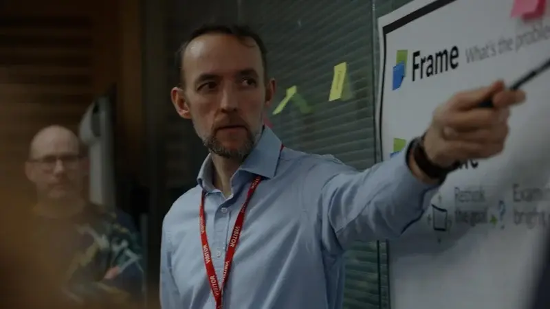 Paul leading a workshop